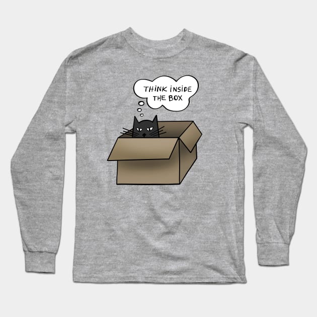 Think Inside The Box 2 Long Sleeve T-Shirt by majoihart